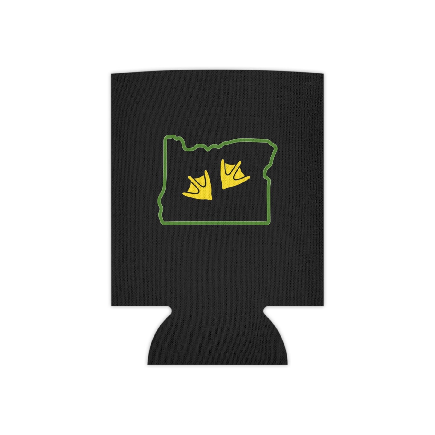 Duck Foot Print Can Cooler, Unique Beverage Holder, Oregon Tailgate Accessory, Outdoor Party Favor, Gift for Beer Lovers