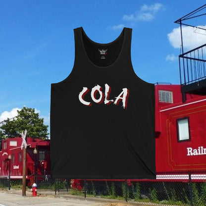 COLA Unisex Jersey Tank for Casual Wear, Beach Days, Gifts, Festivals, Colorful Designs, Summer Wardrobe Essential