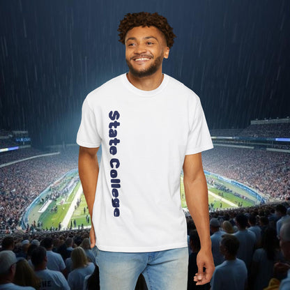 State College Tee - Unisex Garment-Dyed T-Shirt, College Merch, Graphic Tee, Nittany Lion Shirt, Back to School Style