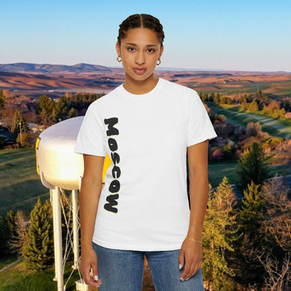 Moscow Idaho Graphic Tee, Unisex T-shirt, Gift for Travelers, Home State Apparel, Casual Wear, Summer Style