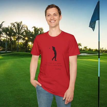Golf-Inspired Unisex T-Shirt, Perfect Gift for Dad, Father's Day Present, Sporty Style Tee, Casual Wear, Golf Lover Apparel