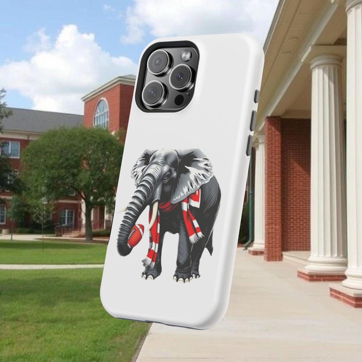 Vibrant Elephant Tough Cases - Unique Phone Case, Wildlife Lover Gift, Sports Team Accessory, Trendy Phone Cover, Fun Animal Design