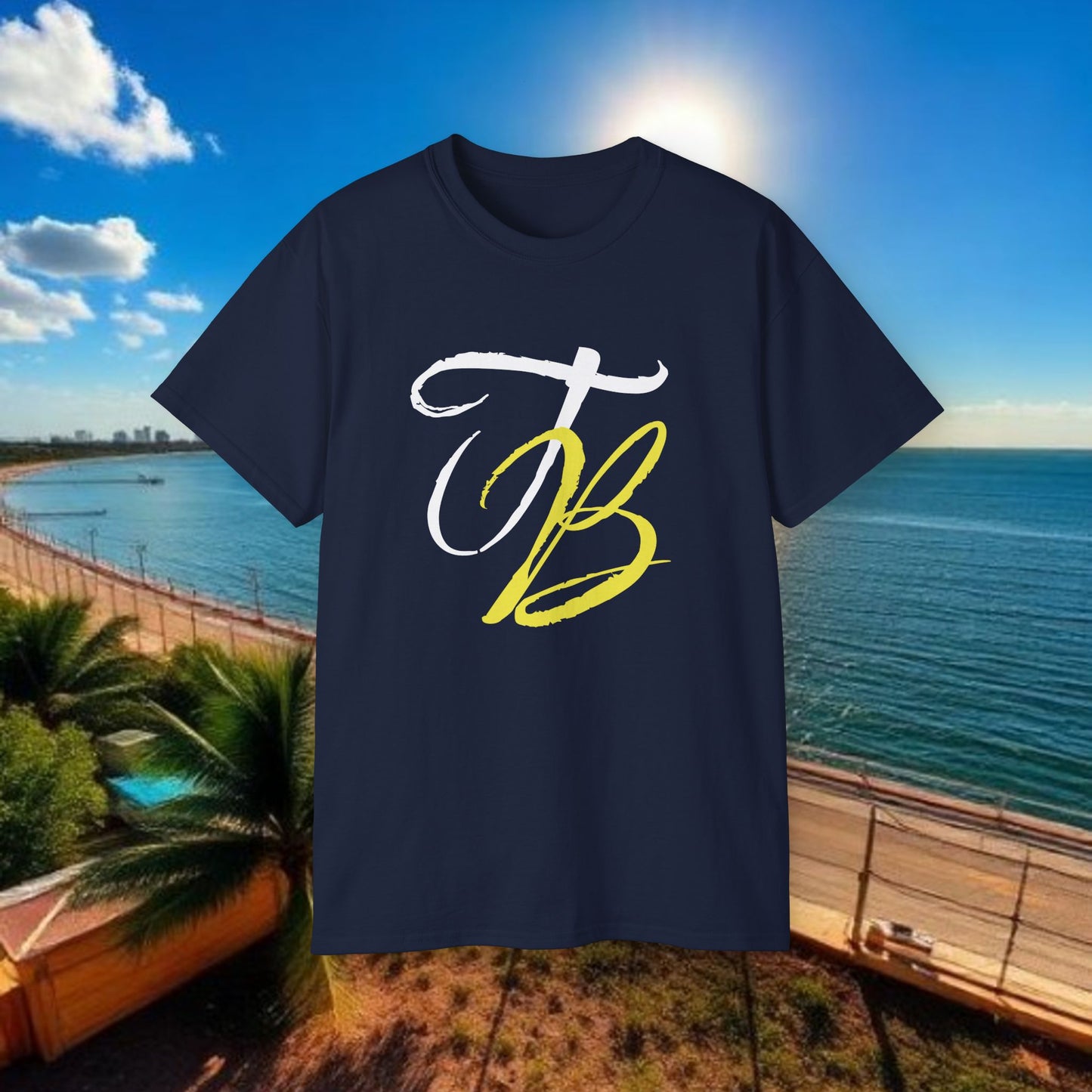 TB Monogram Tee — 813 Tampa Area Short-Sleeve T-Shirt