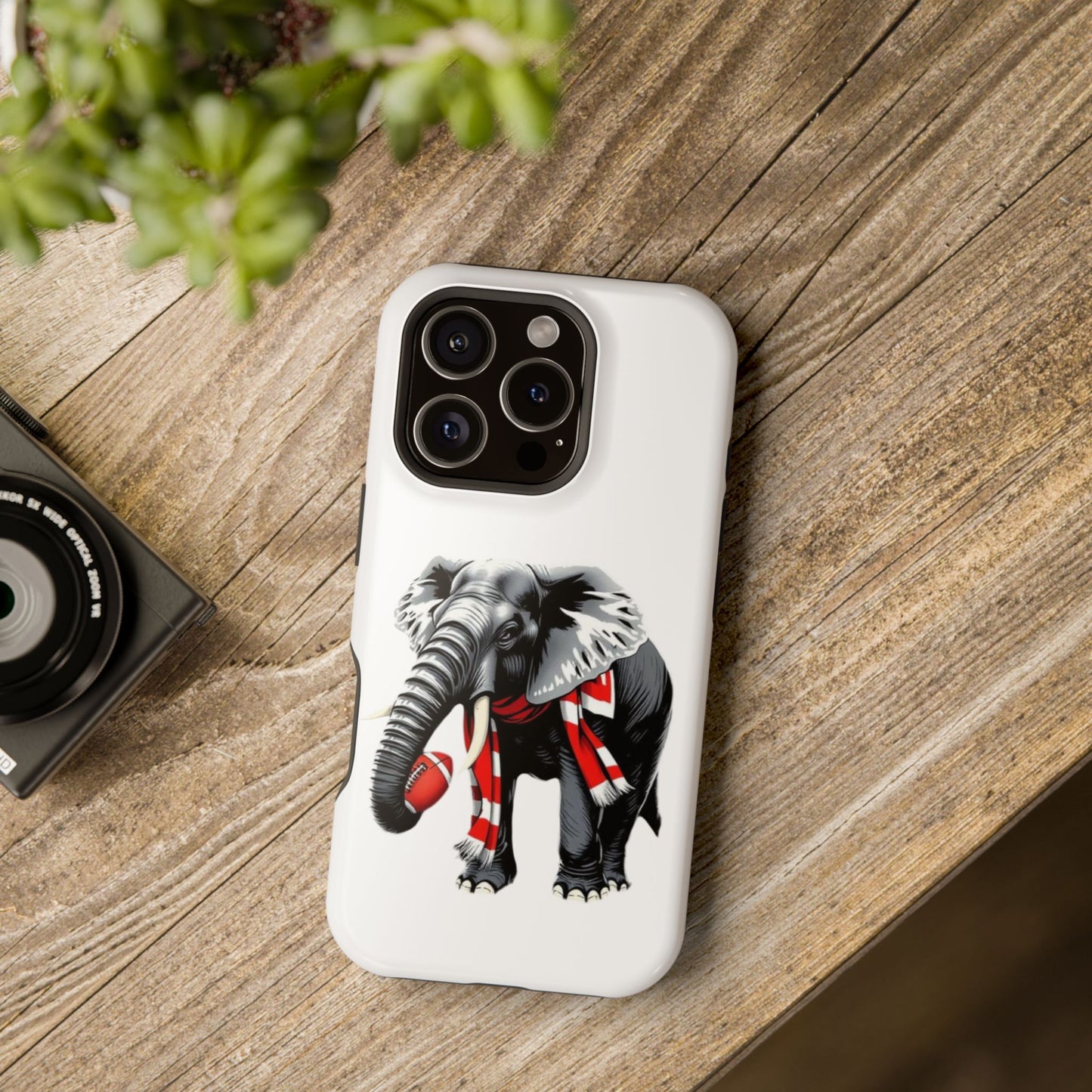 Vibrant Elephant Tough Cases - Unique Phone Case, Wildlife Lover Gift, Sports Team Accessory, Trendy Phone Cover, Fun Animal Design