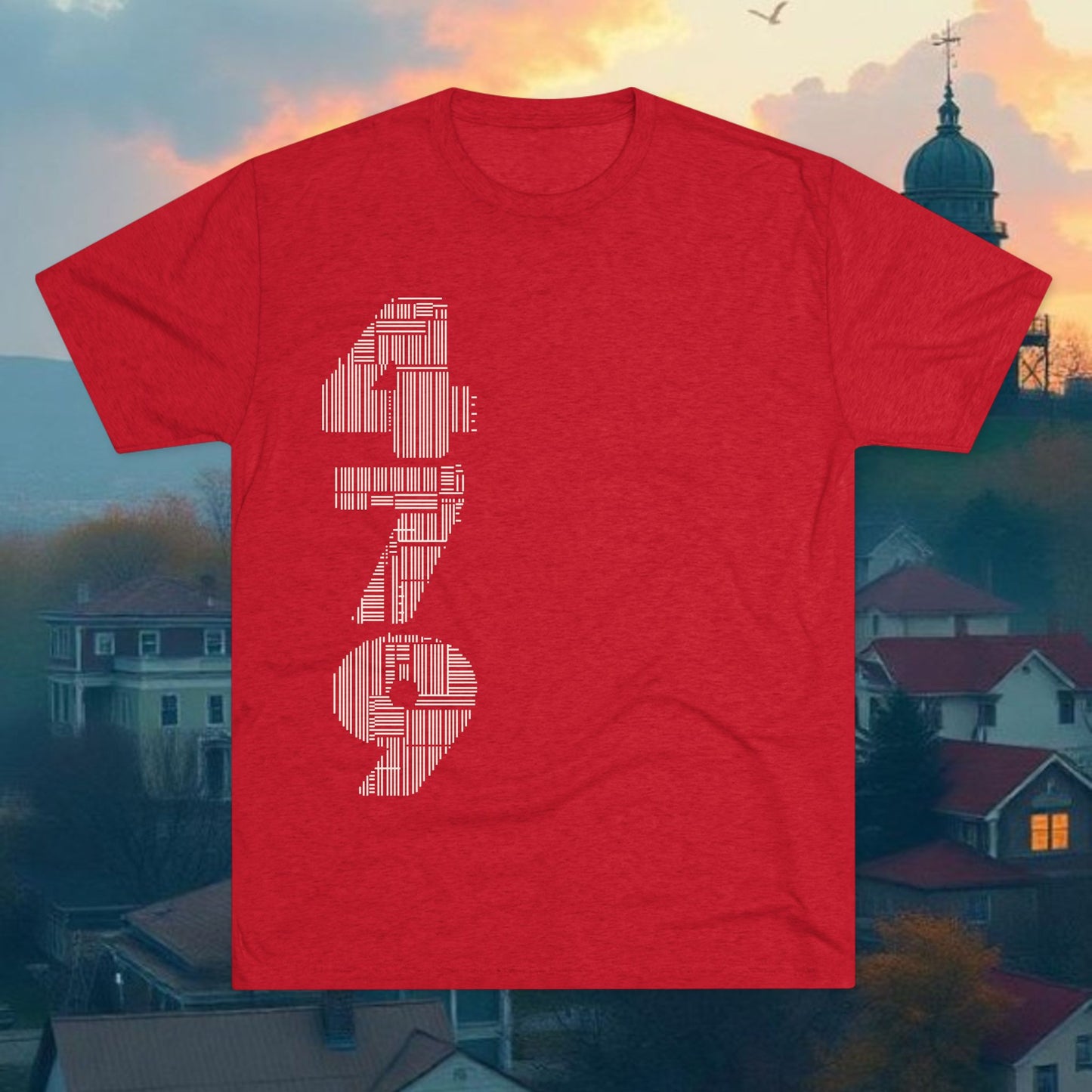 Boar Skull Graphic Tee — Vertical 479 Number Front, Fierce Wild Boar Back