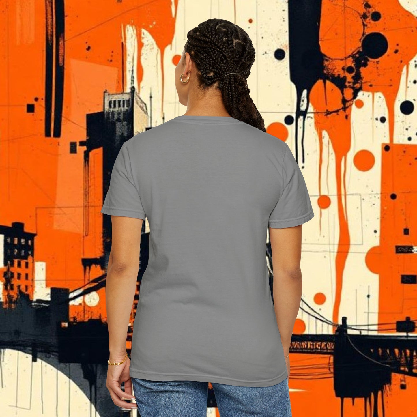 Bye Bye Baby Unisex Garment-Dyed T-Shirt, Fun Graphic Tee, Giants Fan Apparel, Casual Wear, Cute Statement Shirt, Summer Fashion