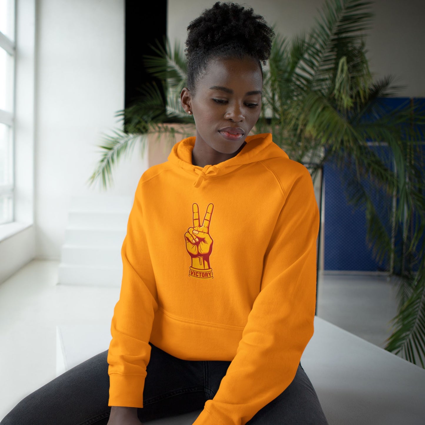 Victory Themed Unisex Hoodie, Perfect for Football Fans, Tailgate & Gameday Hoodie