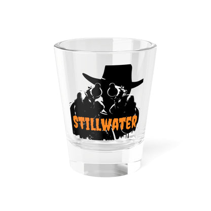 Stillwater-Themed Shot Glass, Perfect for Parties, Gifts, Collectibles, Home Bars, 21st Birthday Celebrations