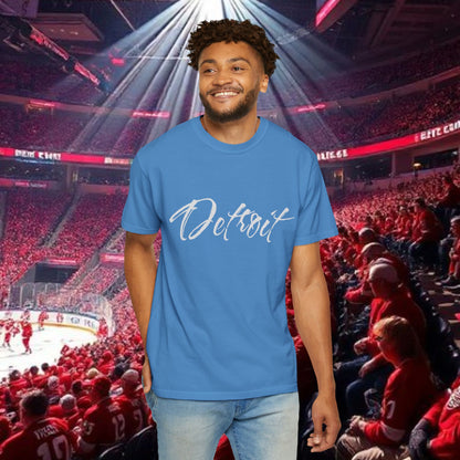 Detroit Script T-Shirt — City Pride Tee