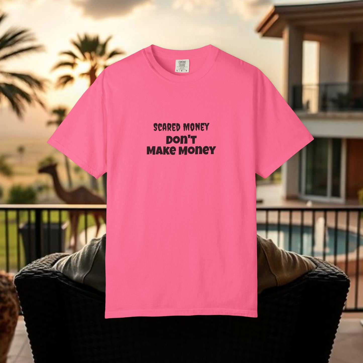 Wing Man Scared "Money Don't Make Money" - Casual Wear, Gifts for Entrepreneurs, Financial Freedom, Trendy Apparel, Affirmation Shirt