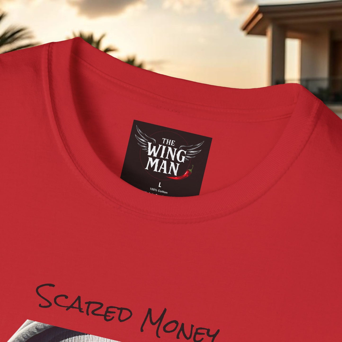 Scared Money Unisex Softstyle T-Shirt - Casual Wear, Streetwear, Gift for Him, Statement Tee, Urban Fashion