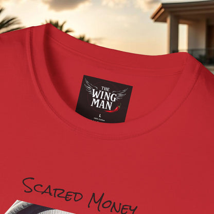 Scared Money Unisex Softstyle T-Shirt - Casual Wear, Streetwear, Gift for Him, Statement Tee, Urban Fashion
