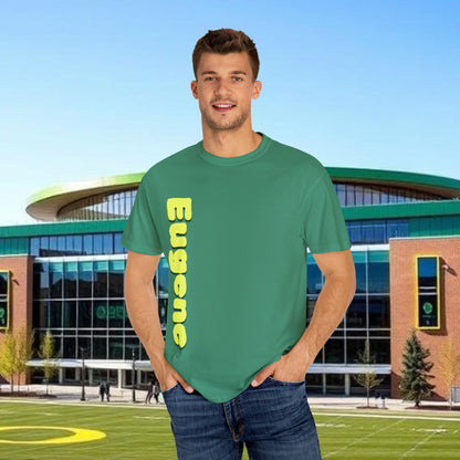 Eugene Fan T-Shirt, Unisex Sports Tee, Game Day Apparel, Football Fan Gear, College Team Shirt, Quack Spirit Wear