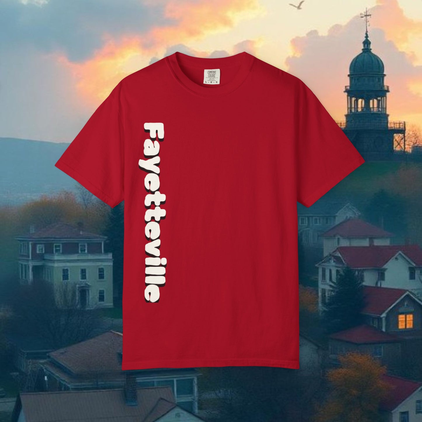 Fayetteville Game Day T-Shirt, Unisex T-Shirt, College Apparel, Sports Fan Gear, Perfect for the Tailgate