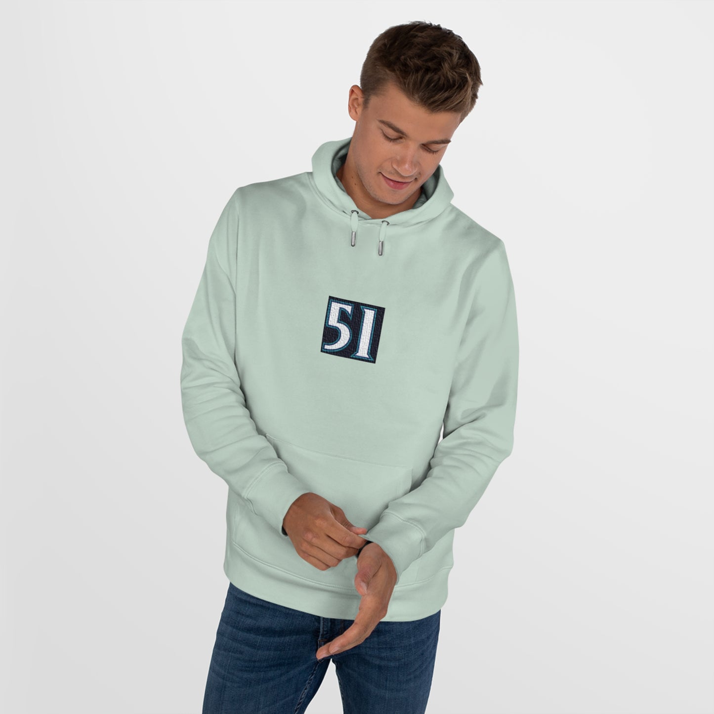 #51 Hooded Sweatshirt - Cozy Gift for Him/Her, Casual Wear, Seattle Fans, Streetwear