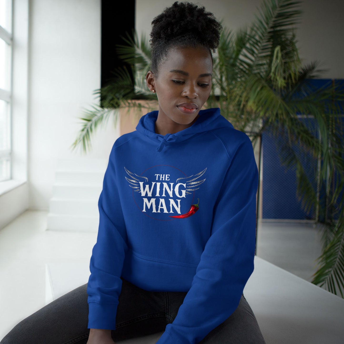 The Wing Man Unisex Hoodie | Casual Wear for Friends, Gift for Besties, Comfy Layer, Hooded Sweatshirt, Relaxed Style