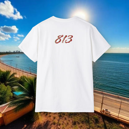 TB Monogram Tee — 813 Tampa Area Short-Sleeve T-Shirt
