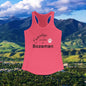 Bozeman Saturdays Racerback Tank, Women's Workout Top, Casual Summer Top, Gift for College Students