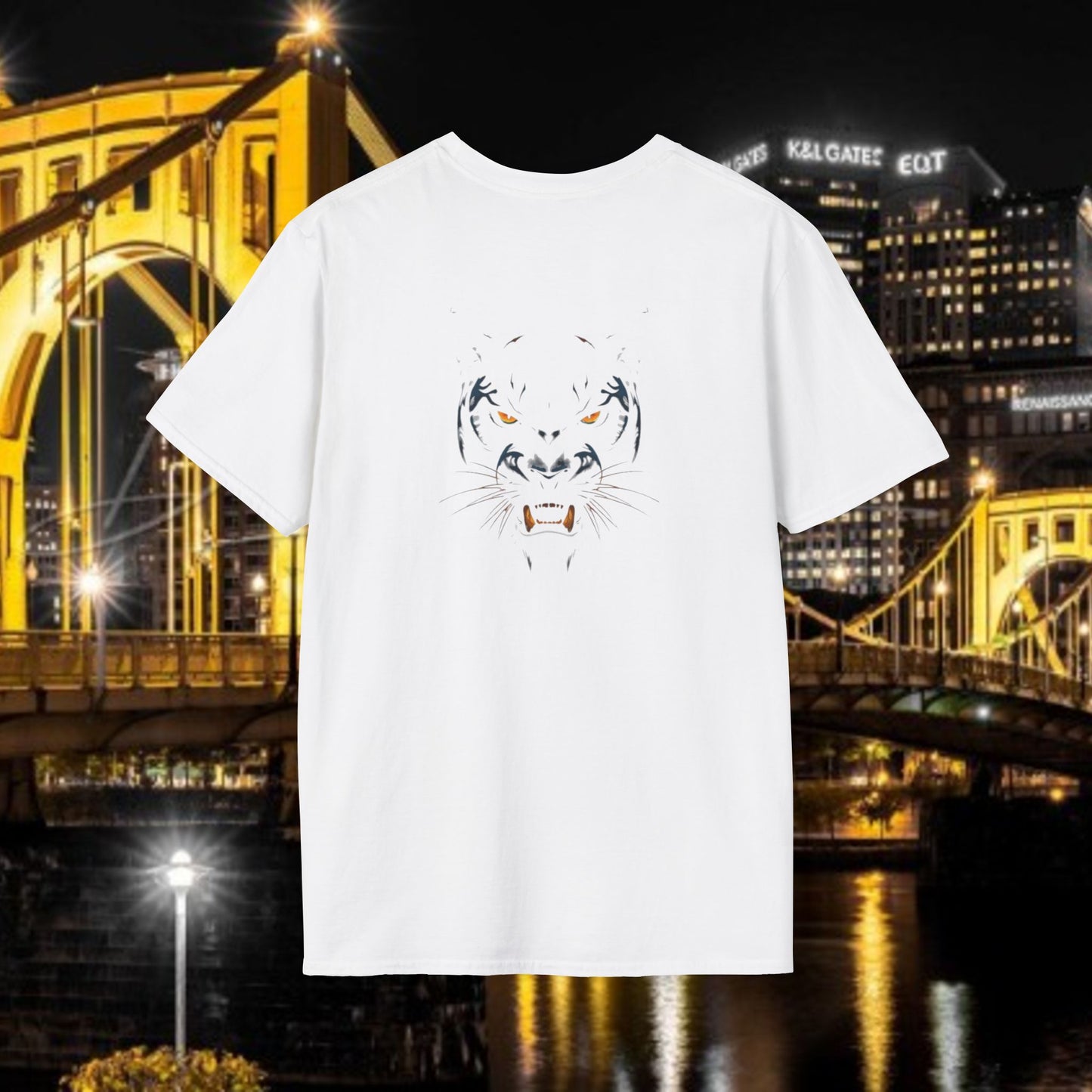 Pittsburgh Softstyle Tee, Unisex Graphic T-Shirt, Casual Wear, Sports Fan Apparel, Gift for Him/Her