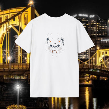 Pittsburgh Softstyle Tee, Unisex Graphic T-Shirt, Casual Wear, Sports Fan Apparel, Gift for Him/Her