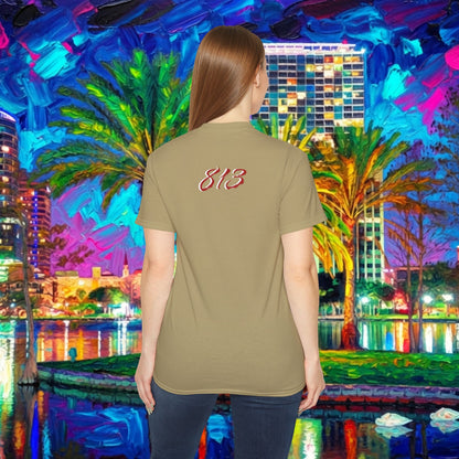 TB Monogram Tee — 813 Tampa Area Short-Sleeve T-Shirt