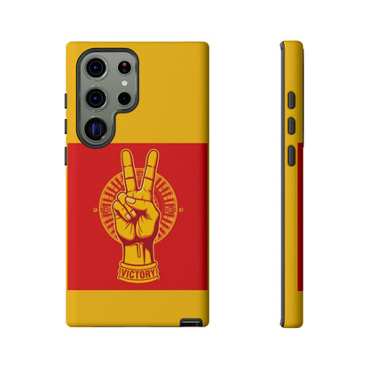 Victory Inspired Symbol Phone Case, Tough Phone Cover, Gift for Empowerment, Inspirational Tech Accessory, Unique Phone Protection