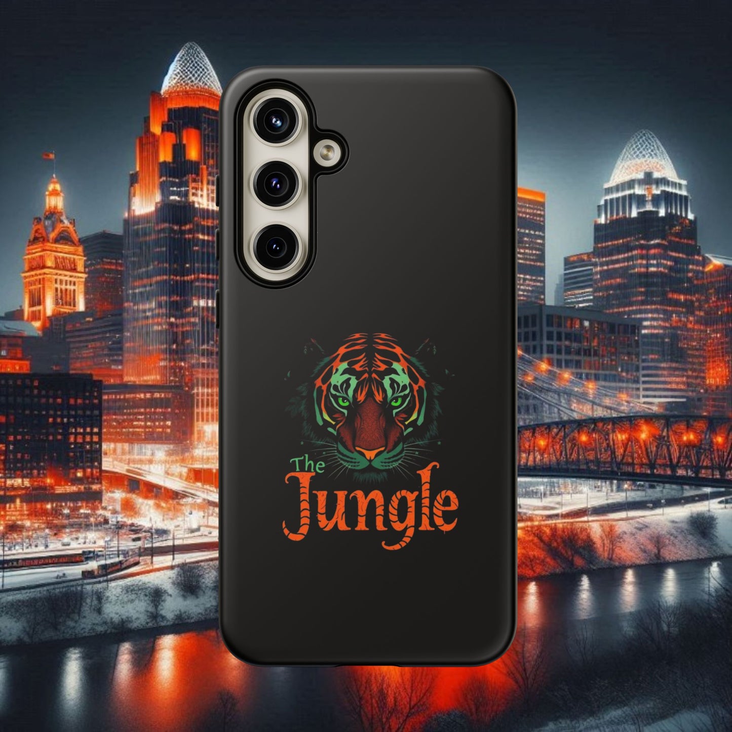 Phone Case, The Jungle Tough Phone Case for Football Fans, Friend Gift, Football Fan Accessories, Custom Phone Cover, Sports Team