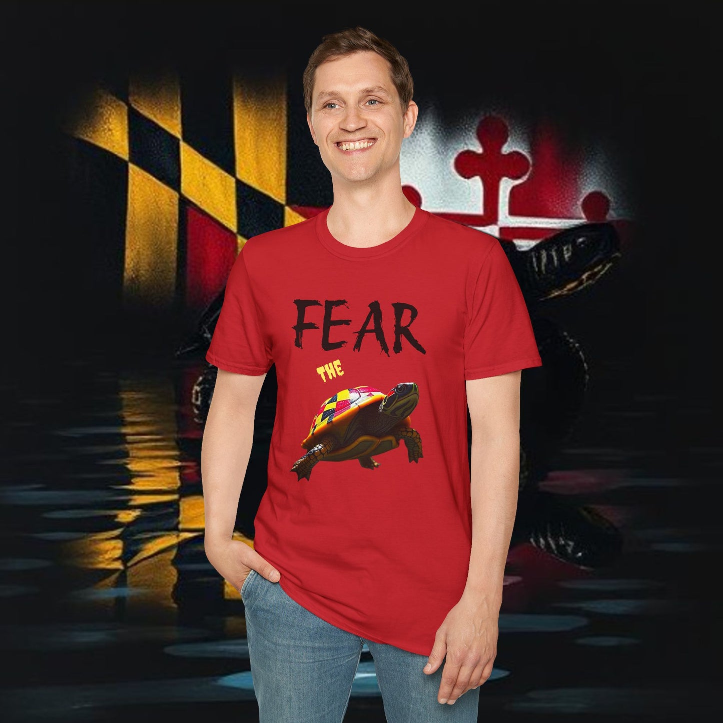 Fear Turtle Graphic Tee, Unisex Softstyle T-Shirt for Sea Turtle Lovers, Eco-Friendly Fashion, Summer Casual Wear, Great for Beach [...]