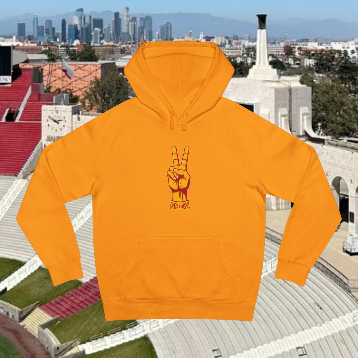 Victory Themed Unisex Hoodie, Perfect for Football Fans, Tailgate & Gameday Hoodie