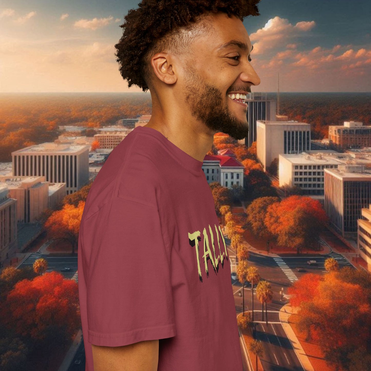 T-Shirt with 'TALLY' Print, Perfect for Game Day, Festival Wear, Casual Outings, and Sporting Events