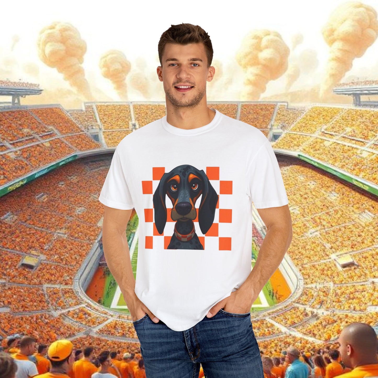 Vintage Style T-shirt, Unisex Tee for Students and Fans, Casual Wear, Gifts for Tennessee Fans, Fun Gameday Shirt