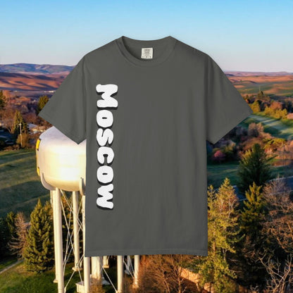 Moscow Idaho Graphic Tee, Unisex T-shirt, Gift for Travelers, Home State Apparel, Casual Wear, Summer Style