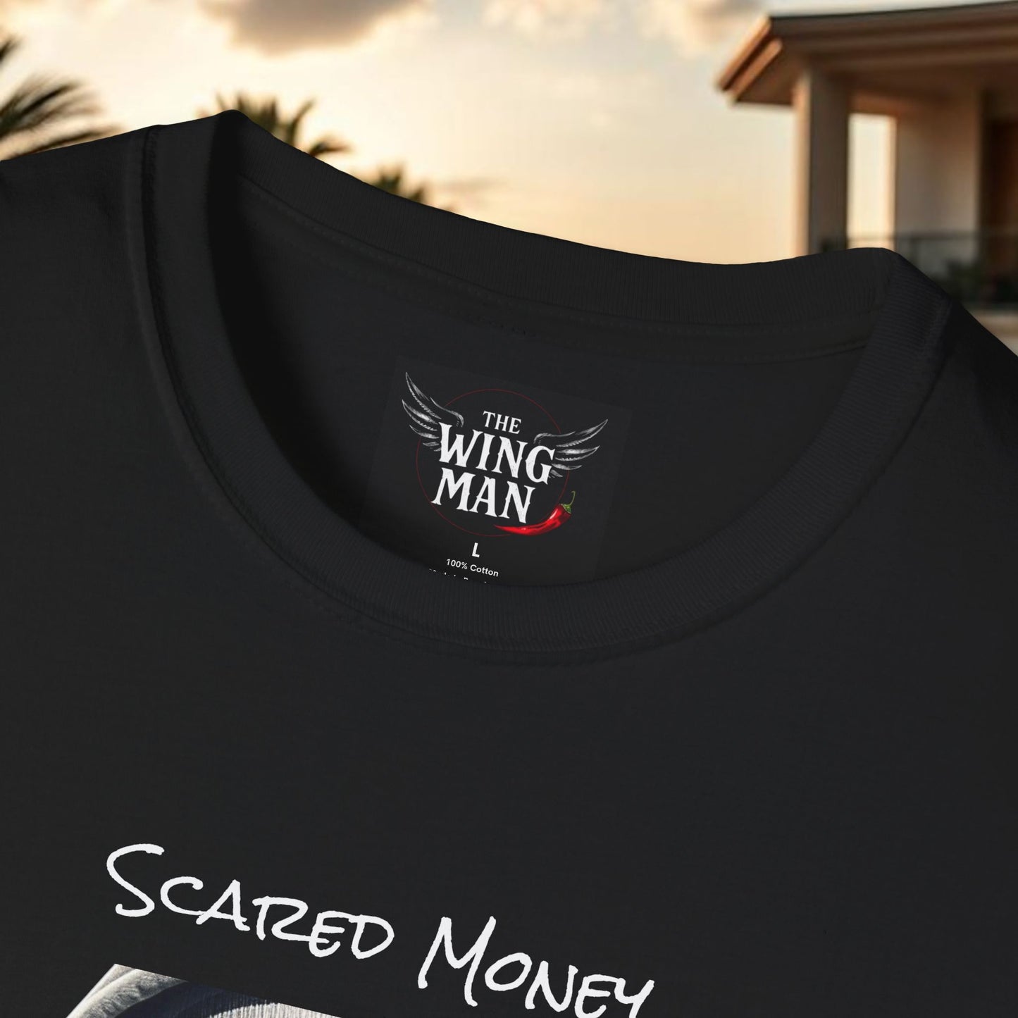 Scared Money Unisex Softstyle T-Shirt - Casual Wear, Streetwear, Gift for Him, Statement Tee, Urban Fashion