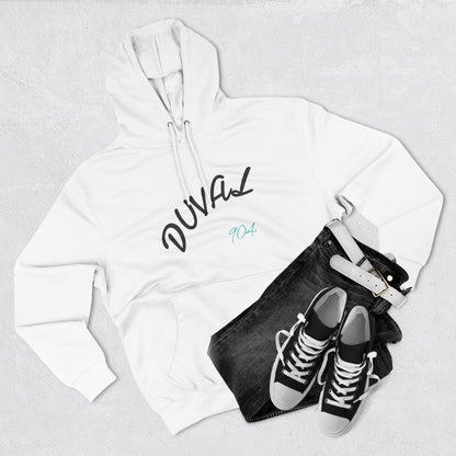 Duval Script Hoodie — Jacksonville City Name Pullover, 904 Area Code, Perfect for Gameday or a Concert