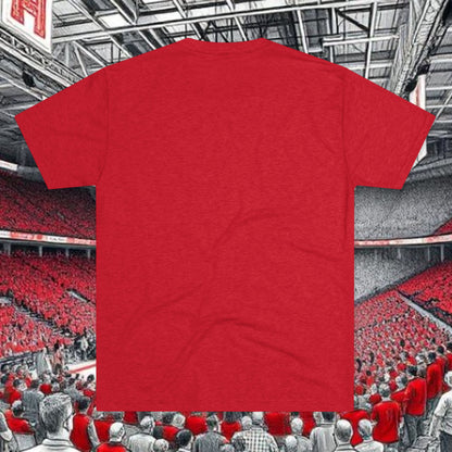 Houston State Outline T‑Shirt — Retro Script City Pride Tee