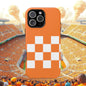 Vibrant Checkerboard Magnetic Tough Cases for Phones, Sports Fans' Accessory, Durable Protection, Tennessee Design, Custom Cases, Gift Ideas