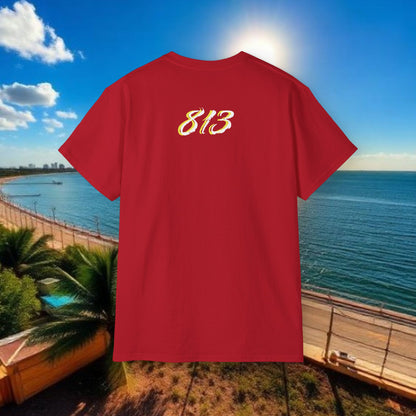 TB Monogram Tee — 813 Tampa Area Short-Sleeve T-Shirt