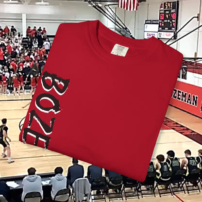 Hawk Unisex Garment-Dyed T-shirt | Sporty Style, Team Spirit, Casual Wear, Gift for Fans, Everyday Comfort