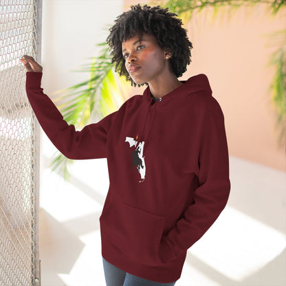 Seminoles Inspired Fleece Hoodie, Game Day Apparel, College Sports Fan Gift, Football Spirit Wear