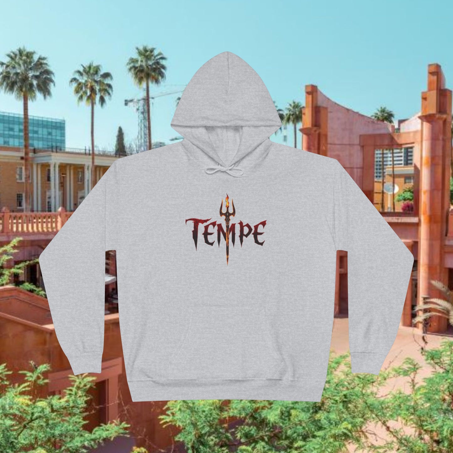 Tempe Eco-Friendly Unisex Hoodie - Stylish & Comfortable, Perfect for Gifts, Casual Wear, and Gameday, Students and Fans