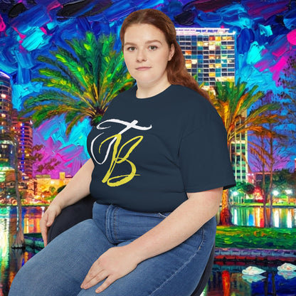 TB Monogram Tee — 813 Tampa Area Short-Sleeve T-Shirt