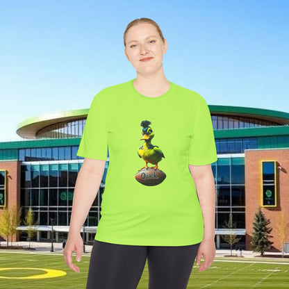 Football Fan Tee, Quack Graphic Shirt, Sportswear for Tailgating, Unisex Moisture-Wicking Sport Top, Perfect Gift for Game Day