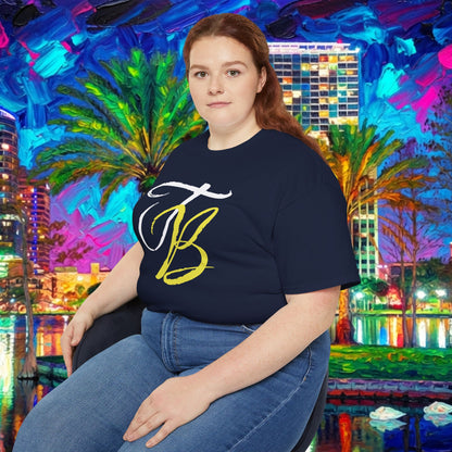 TB Monogram Tee — 813 Tampa Area Short-Sleeve T-Shirt