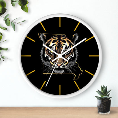 Tiger Wall Clock - Perfect for Missouri Residents, Home Decor, Gifts, and Unique Accents