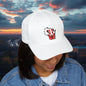 Badger Design Hat - Structured Embroidered Hat, Sports Hat, College Gear, Gift for Sports Fans, USA Map Cap