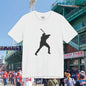 Baseball Stars Batter Silhouette T‑Shirt with Number 34 Back