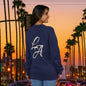 LA Script Raglan Sweatshirt, Super Soft Material and Comfortable Stylish Fit