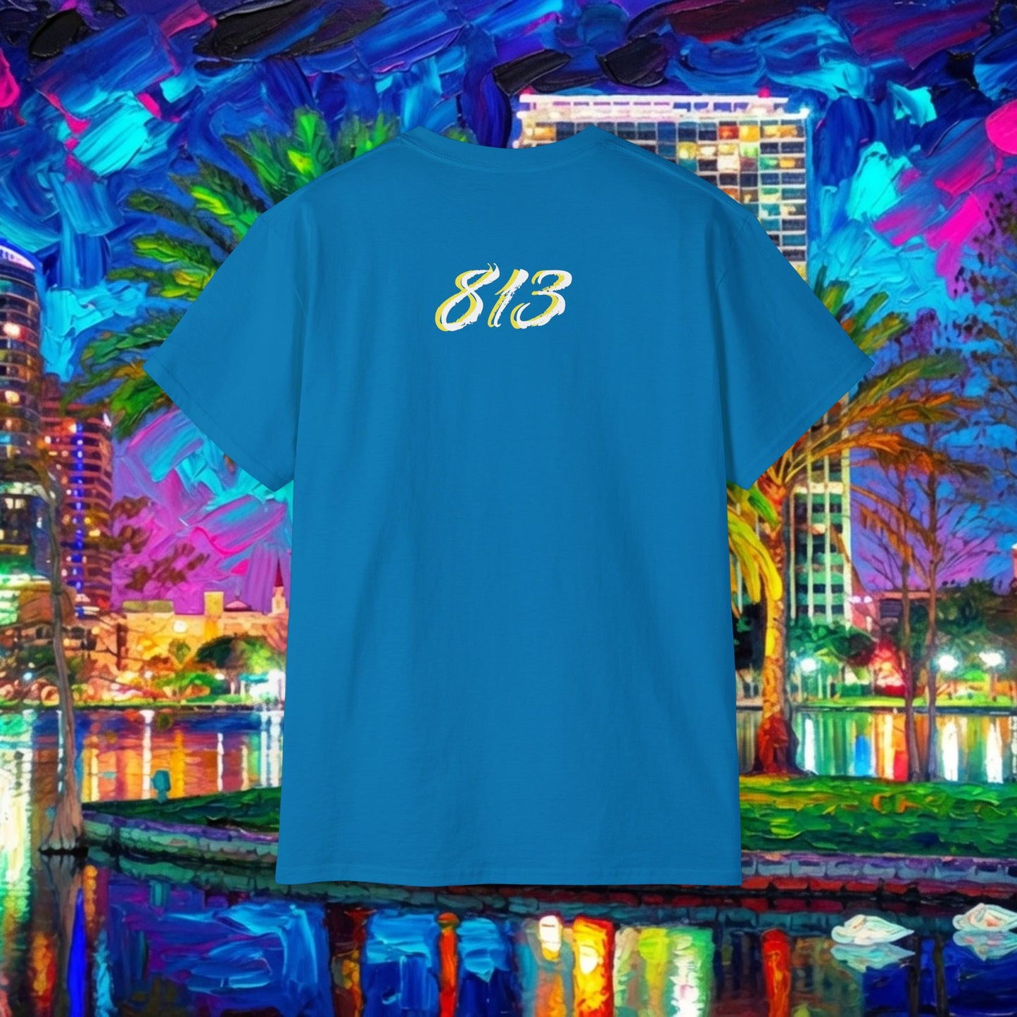 TB Monogram Tee — 813 Tampa Area Short-Sleeve T-Shirt