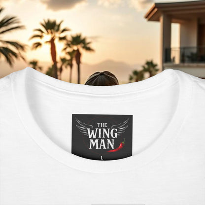 Wing Man Vibes Women's Softstyle Tee - Chill Vibes for Everyday Comfort, Graphic Tee, Casual Wear, Gift for Her, Summer Style, Inspirational Fashion