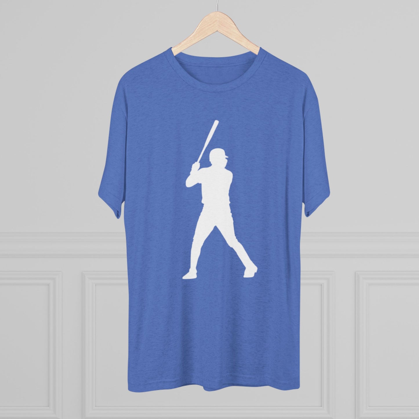 Baseball Stars Silhouette Tee - #13 on the Back, Baseball Legends, Soft Style Tri-Blend T-Shirt Perfect for Gameday